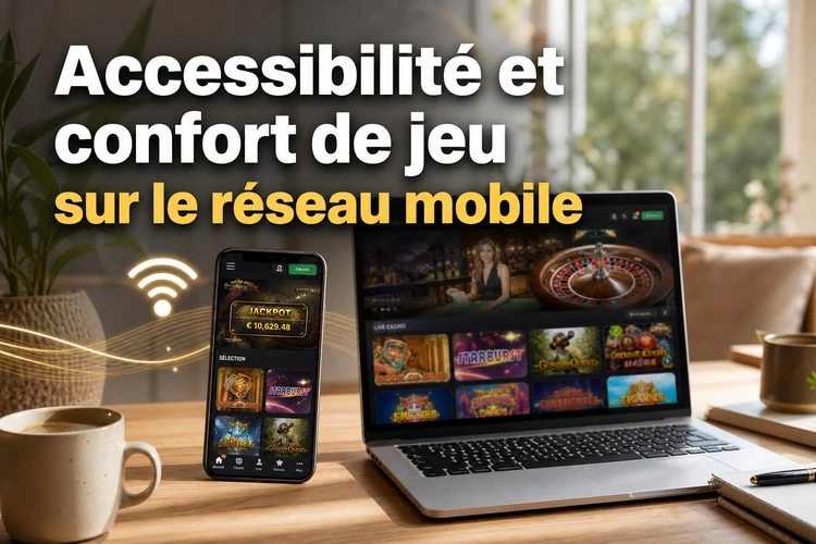 Accessibilité et confort de jeu sur le réseau mobile
