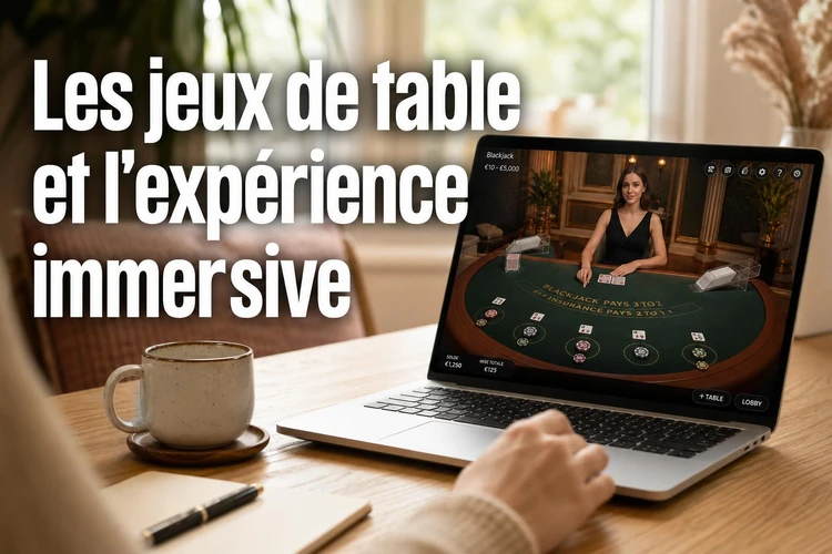 Les jeux de table et l'expérience immersive